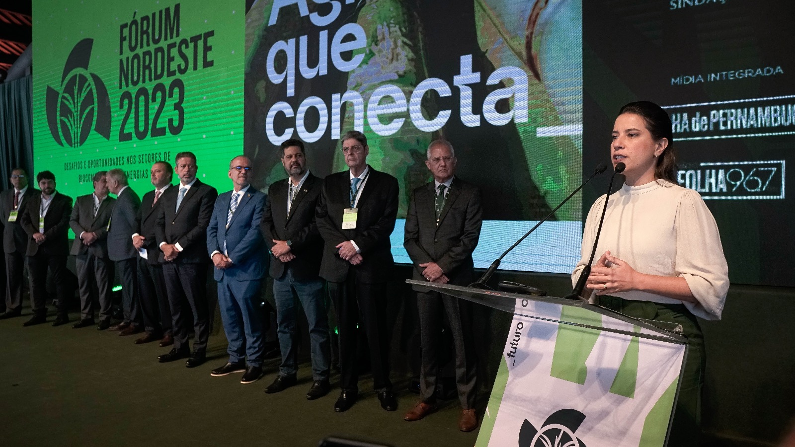 Raquel Lyra no Forum NE foto Andrey Lucas